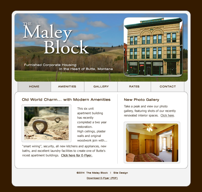 The Maley Block - Butte, Montana Corporate Housing